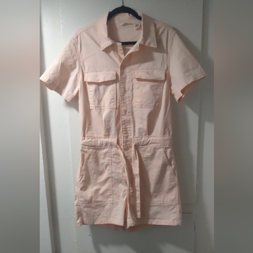 Levi's Light Peach Short Sleeve Romper